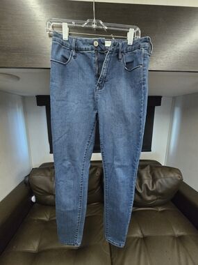 PacSun Women's Blue High-Rise Skinny Jeans